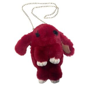 Cute Plush Bunny Purse Rabbit Crossbody Handbag Soft Faux Fur Backpack